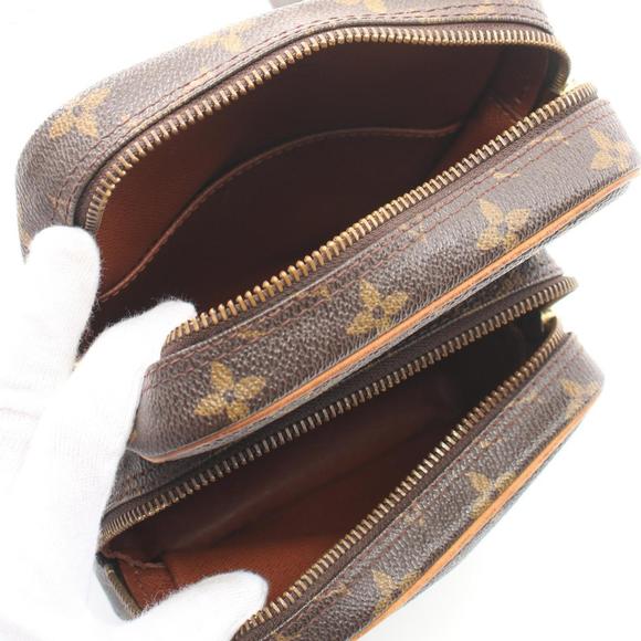 LOUIS VUITTON Amazon Shoulder Bag Coated Canvas Leather Monogram Brown M45236 ⭐ - Picture 4 of 11